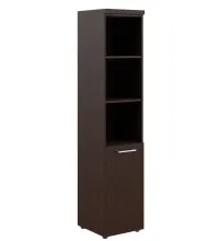 Шкаф колонка (R) с глухой малой дверью и топом THC 42.5(R) венге-магия Z 430х452х1968