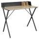 Стол на металлокаркасе BRABIX LOFT CD-007, 800х500х840 мм, органайзер, комбинированный, 641227. Фото товара с разных ракурсов.