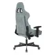 Кресло игровое Бюрократ VIKING KNIGHT LT28 FABRIC серо-голубой крестовина металл. Фото товара с разных ракурсов.