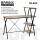 Стол на металлокаркасе BRABIX LOFT CD-004, 1200х535х1110 мм, 3 полки, цвет дуб натуральный, 641220