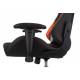 Кресло игровое геймерское Бюрократ VIKING 5 AERO ORANGE черный/оранжевый искусственная кожа. Фото товара с разных ракурсов.