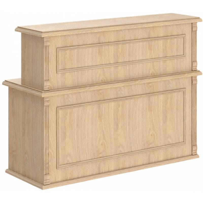 Стойка ресепшен RMS 160 Дуб Девон (1600х600х1200) главное фото